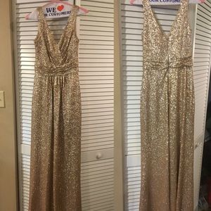Sorella Vita -bridesmaid/prom dress 8686 Gold